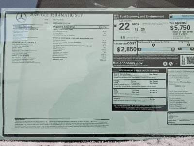 2026 Mercedes-Benz GLE GLE 350 4MATIC®