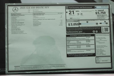 2025 Mercedes-Benz GLE GLE 450 4MATIC®