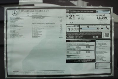 2025 Mercedes-Benz GLE GLE 450 4MATIC®