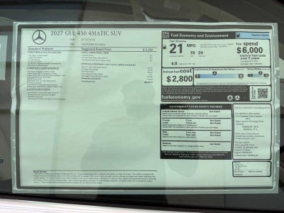 2027 Mercedes-Benz GLE GLE 450 4MATIC®