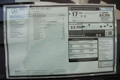 2025 Mercedes-Benz GLE GLE 580 4MATIC®