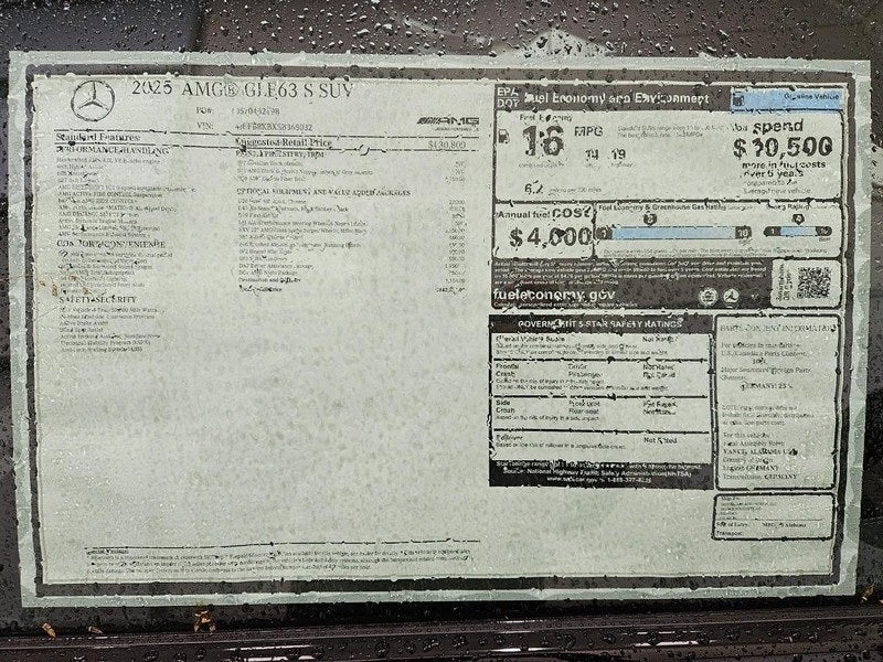 2025 Mercedes-Benz GLE GLE 63 S AMG® 4MATIC®