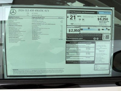 2026 Mercedes-Benz GLS GLS 450 4MATIC®