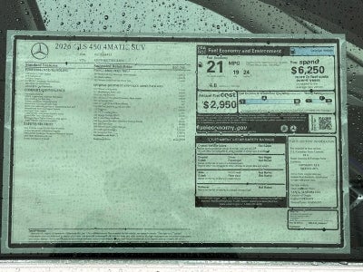 2026 Mercedes-Benz GLS GLS 450 4MATIC®