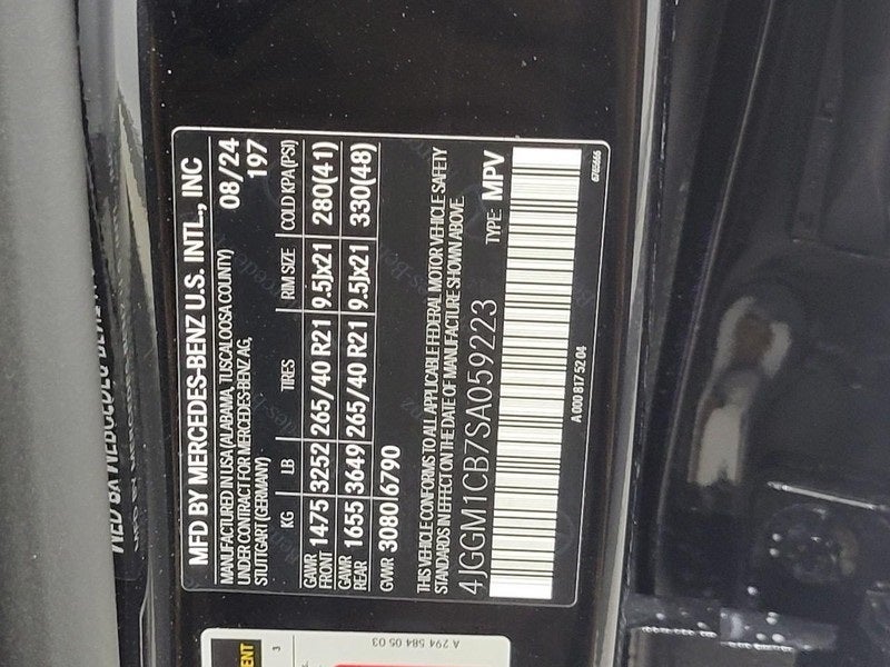 2025 Mercedes-Benz EQE 350 SUV 4MATIC®