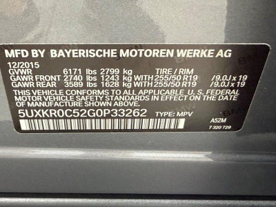 2016 BMW X5 xDrive35i