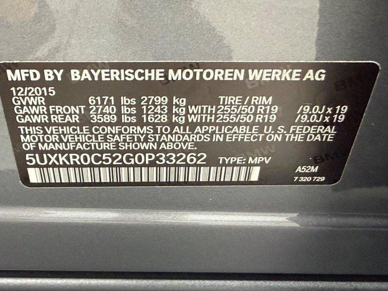 2016 BMW X5 xDrive35i
