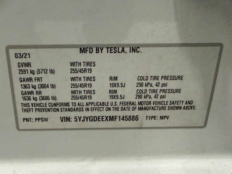 2021 Tesla Model Y Long Range