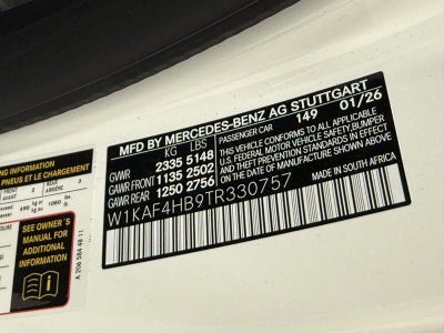 2026 Mercedes-Benz C-Class C 300 4MATIC®