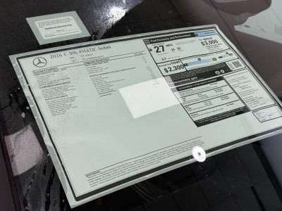 2026 Mercedes-Benz C-Class C 300 4MATIC®