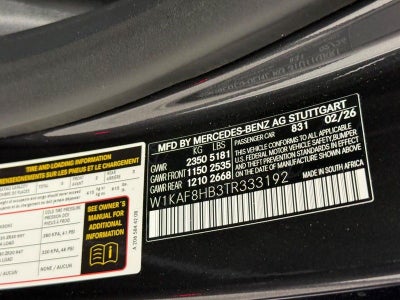 2026 Mercedes-Benz C-Class C 43 AMG® 4MATIC®