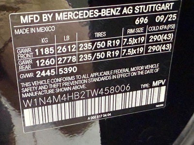 2026 Mercedes-Benz GLB GLB 250 4MATIC®