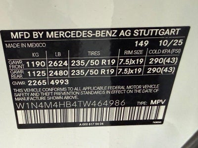 2026 Mercedes-Benz GLB GLB 250 4MATIC®