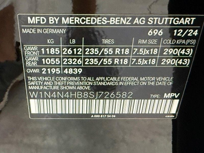 2025 Mercedes-Benz GLA GLA 250 4MATIC®