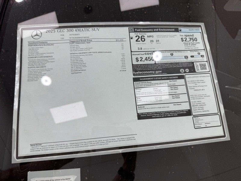 2025 Mercedes-Benz GLC GLC 300 4MATIC®