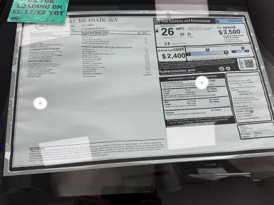 2026 Mercedes-Benz GLC GLC 300 4MATIC®