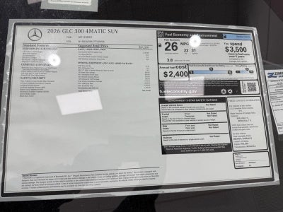 2026 Mercedes-Benz GLC GLC 300 4MATIC®