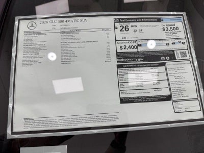 2026 Mercedes-Benz GLC GLC 300 4MATIC®