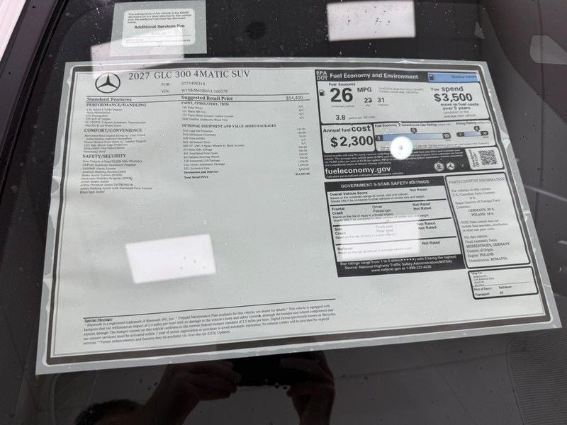 2027 Mercedes-Benz GLC GLC 300 4MATIC®