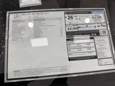 2026 Mercedes-Benz GLC GLC 300 4MATIC®