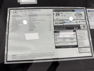 2026 Mercedes-Benz GLC GLC 300 4MATIC®