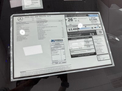 2026 Mercedes-Benz GLC GLC 300 4MATIC®