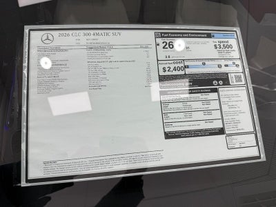 2026 Mercedes-Benz GLC GLC 300 4MATIC®