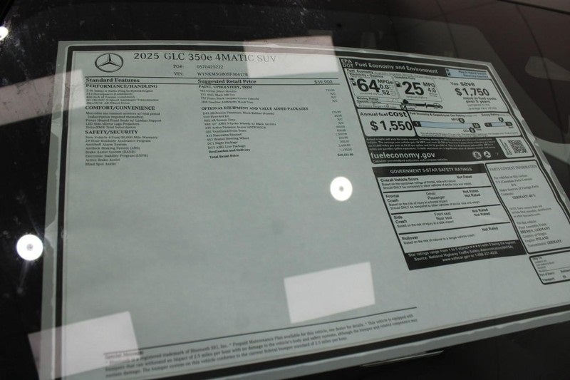 2025 Mercedes-Benz GLC GLC 350e 4MATIC®