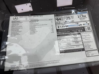 2025 Mercedes-Benz GLC GLC 350e 4MATIC®