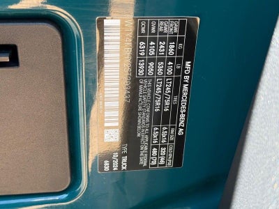 2025 Mercedes-Benz Sprinter 2500 Cargo 144 WB