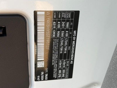 2025 Mercedes-Benz Sprinter 2500 Cargo 144 WB