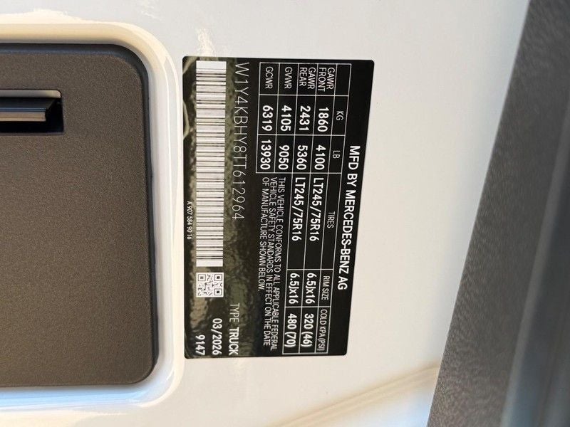 2026 Mercedes-Benz Sprinter 2500 Cargo 144 WB