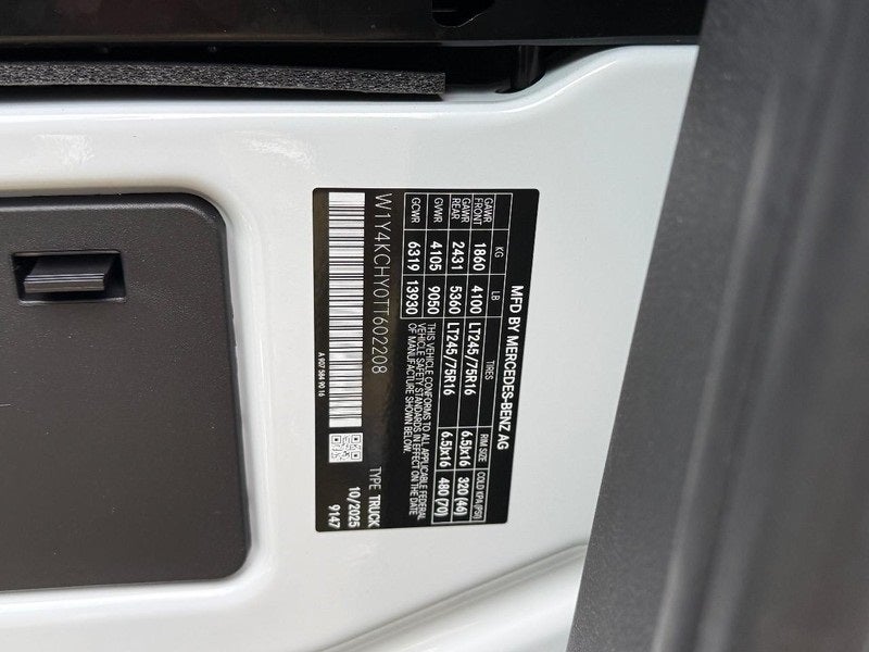 2026 Mercedes-Benz Sprinter 2500 Cargo 170 WB High Roof