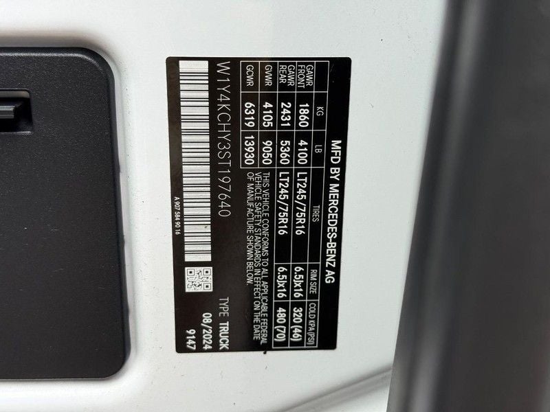 2025 Mercedes-Benz Sprinter 2500 Cargo 170 WB High Roof