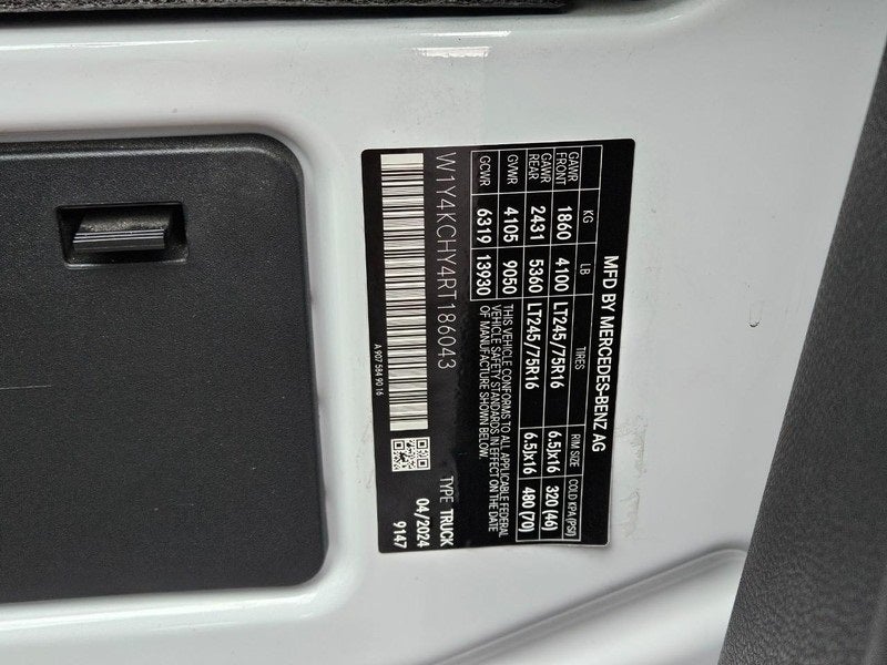 2024 Mercedes-Benz Sprinter 2500 Cargo 170 WB High Roof