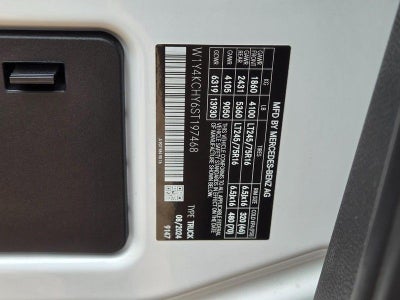 2025 Mercedes-Benz Sprinter 2500 Cargo 170 WB High Roof