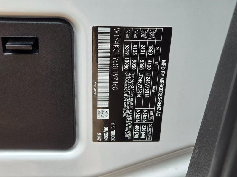 2025 Mercedes-Benz Sprinter 2500 Cargo 170 WB High Roof