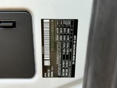 2025 Mercedes-Benz Sprinter 2500 Cargo 144 WB