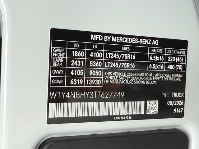 2026 Mercedes-Benz Sprinter 2500 Cargo 144 WB