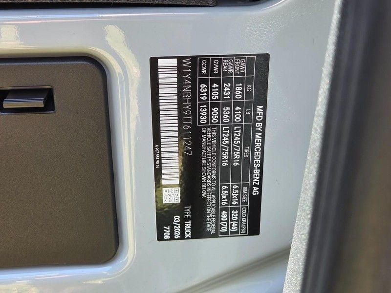 2026 Mercedes-Benz Sprinter 2500 Cargo 144 WB