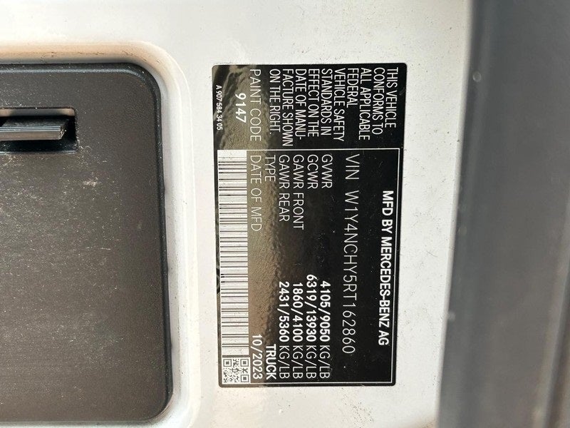 2024 Mercedes-Benz Sprinter 2500 Cargo 170 WB High Roof