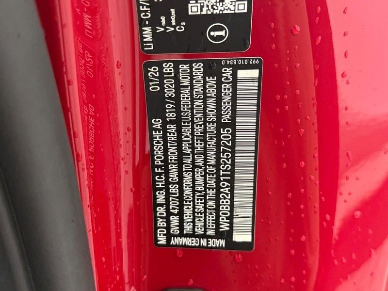 2026 Porsche 911 Targa 4 GTS