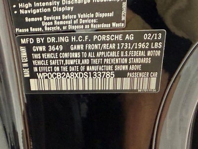 2013 Porsche Boxster S