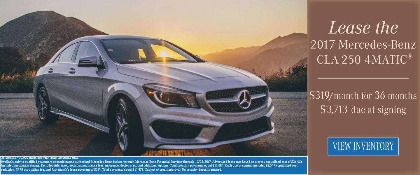 Lease the 2017 Mercedes-Benz CLA 250